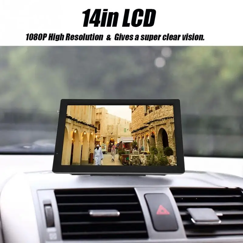 LEADSTAR 14 дюймов 1080P Автомобильный цифровой ТВ Высокая чувствительность тюнер Портативный ТВ для ATSC-T/T2 только для Кореи для ЕС