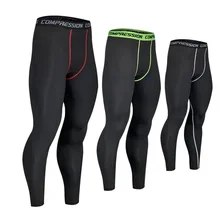 Sexy Leggings Men Running Tights Mens Training Jogging Leggins Sportswear Basketball Compression Pants Gym Sport Fitness Clothes