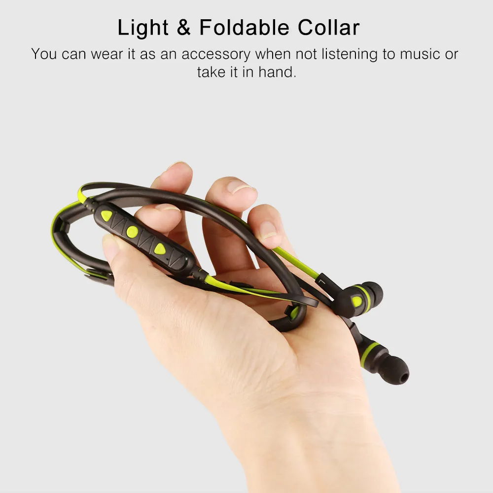 CHYI Neckband Bluetooth Earphone Sport Wireless Headphone Bluetooth Headset Handsfree Earbuds with Mic for huawei Xiaomi Samsung