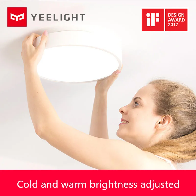  Yeelight Led Smart Ceiling Light Kid Version Lamp Bluetooth Wifi Control Ip60 Dustproof For Xiaomi 