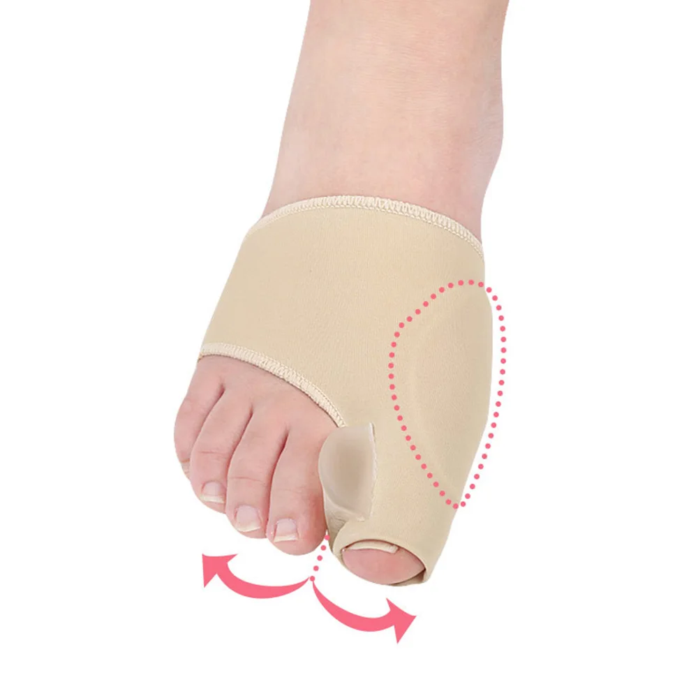 2Pcs Pedicure Sock Straightener Toe Separator Hallux Valgus Bunion Corrector Orthotics Feet Bone Thumb Adjuster Correction