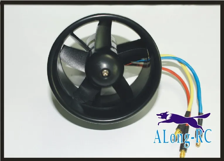 

free shipping 5 blades 64mm EDF with black tornado 2853kv4800 (about 1000g thrust) for EDF airplane/rc model rc plane