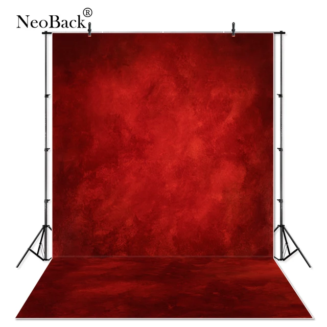 Thin Vinyl Misty Red Dark Abstract Photography Backdrop Red Backgrounds Photo Studio Professional Portrait Photo Backdrops