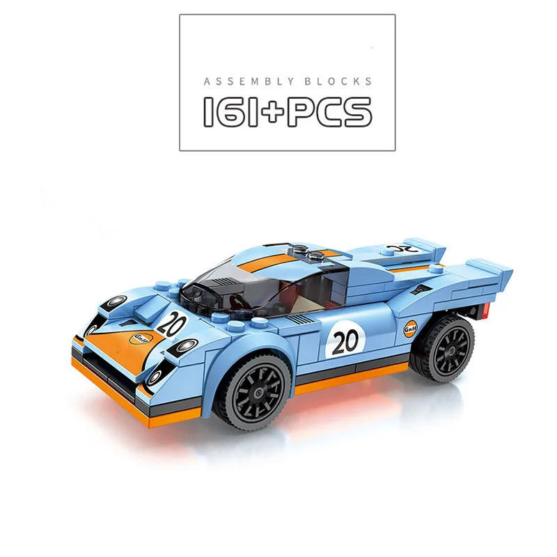 

New Technic series City Racing car Mini racer action figures For boy birthday gifts Collecting toys Car Model Building Blocks