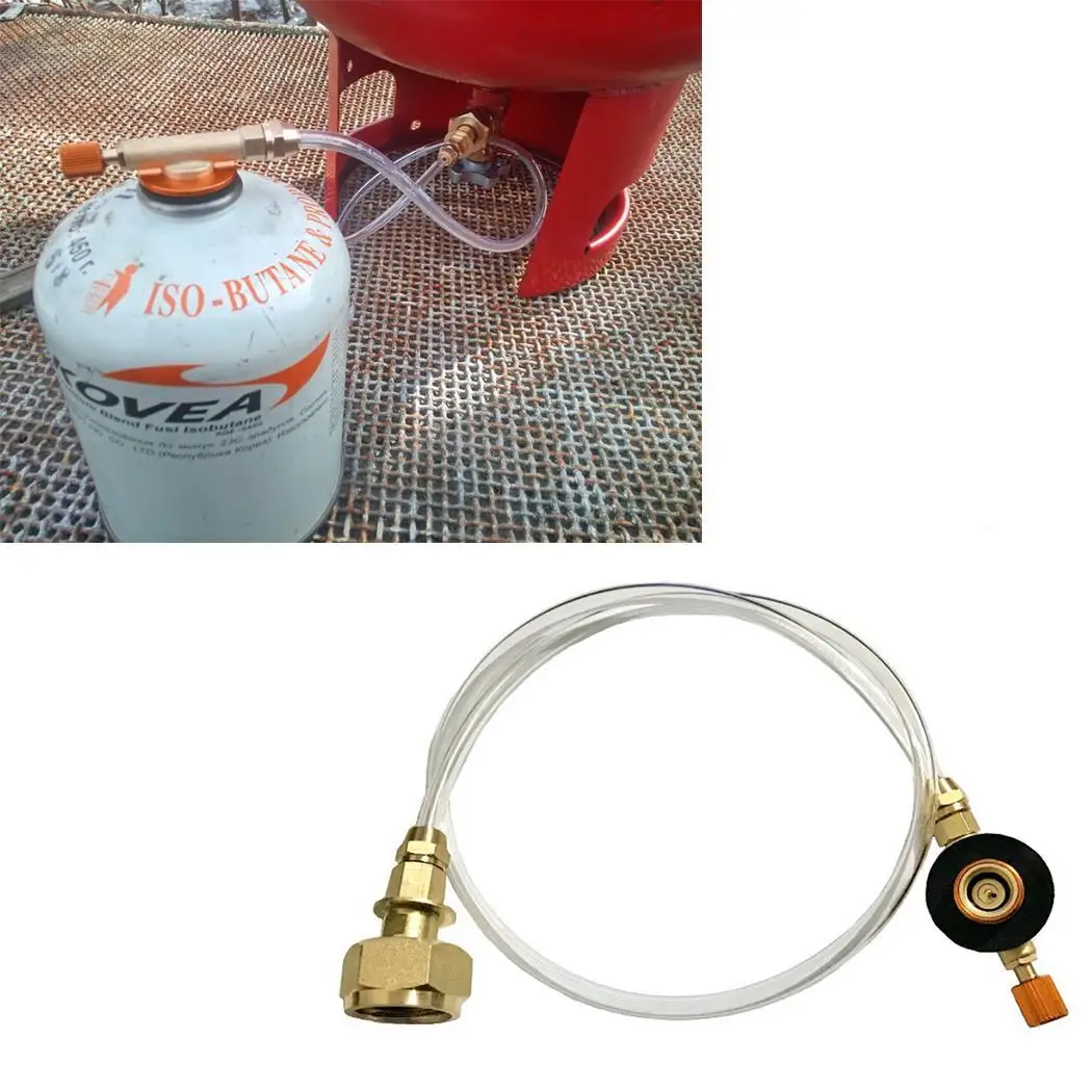 

Gas Refill Adapter Propane Refill Adapter Flat Gas As Picture Tank Home, Outdoor Inflation Valve Stove