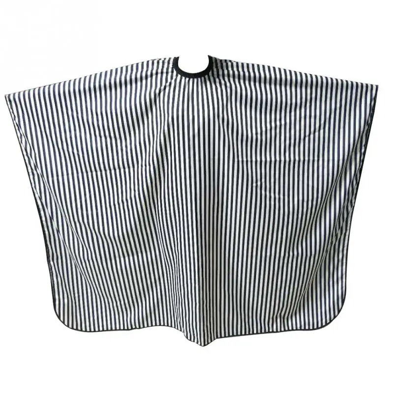 Professional Cutting Hair Waterproof Stripe Cloth Salon Barber Styling Gown Cape Hairdressing Hairdresser Capes Adult