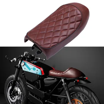 

Motorcycle Cafe Racer Seat Vintage Saddle Diamond Cushion Honda CB CL Yamaha SR XJ Suzuki GS GN model CG125 SR400 SR500 TU250