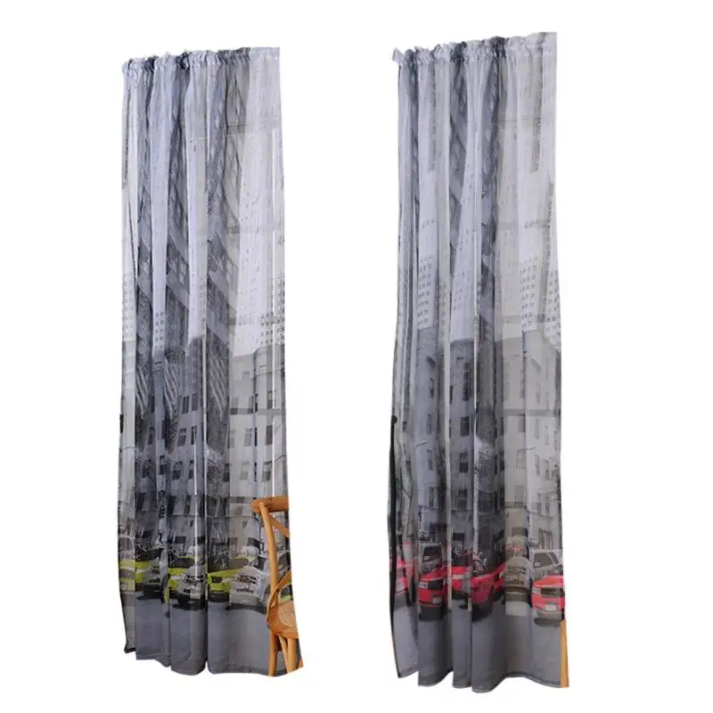

Cotton Linen Modern Window Curtain Yarn Hanging Kitchen Bathroom Bedroom Balcony Curtain for Home Decoration