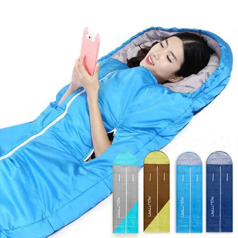 Outdoor Camping Cotton Sleeping Bag Hand Reach Out Sleeping Bag Winter Thick Indoor Camping Single/Double Sleeping Bag RS901 Outdoor Camping Cotton Sleeping Bag Hand Reach Out Sleeping Bag Winter Thick Indoor Camping Single/Double Sleeping Bag RS901