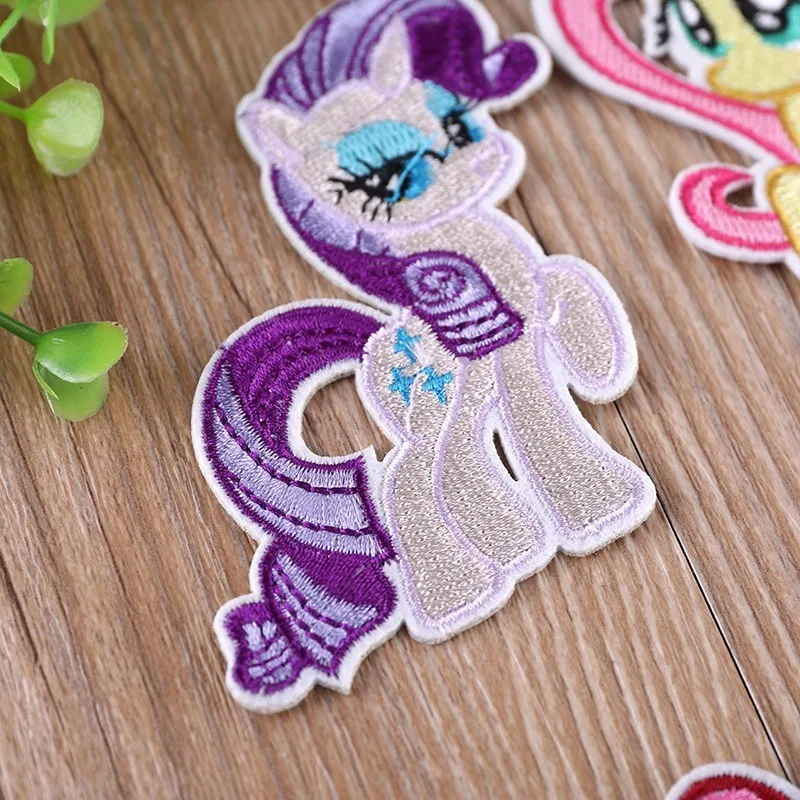 Kuke 2019 новые нашивки My Little Pony лошадь вышитые для одежды DIY наклейки железные