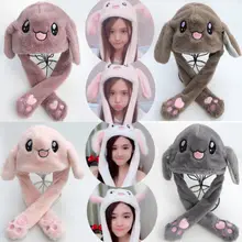 Мультяшная шапка с животными, плюшевая шапочка, флисовая зимняя теплая шапка, наушник