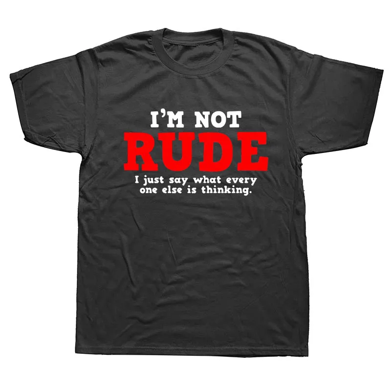 

Rude Thinking Sarcastic T-Shirt Cool Adult Novelty Gift Idea Humor Funny Tshirts Summer Top T Shirt Cotton Short Sleeve Camiseta