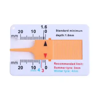 

Tyre Tread Depth 12 Gauge Car Plastic Caliper Moto Trailer Wheel Measure Moto Tool Herramientas Para Motocicleta Accessories
