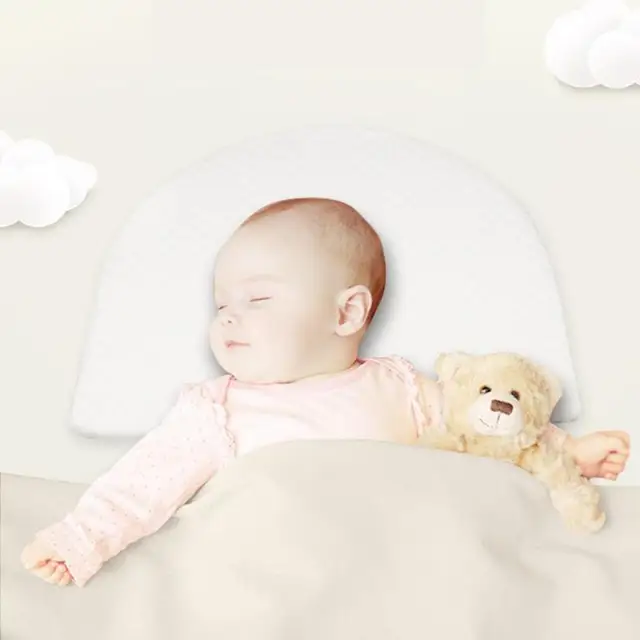 Washable Newborn Baby Sleep Pillow Anti Baby Spit Milk Crib Cot Sleep
