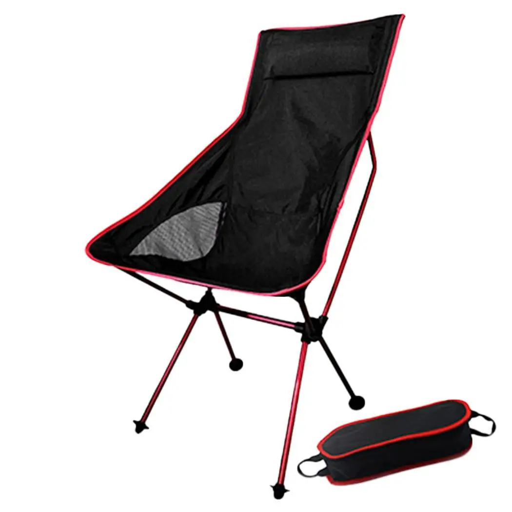 

Portable Collapsible Moon Chair Fishing Camping BBQ Stool Folding Extended Hiking Seat Garden Ultralight Office Home Furniture