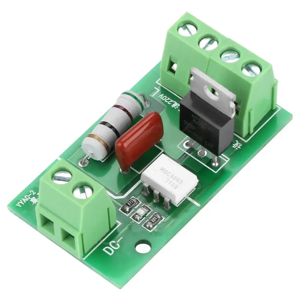 

YYAC-2 SCR Module Thyristor Control Board Trigger Switch DC Control AC 220V Optocoupler Isolation Professional