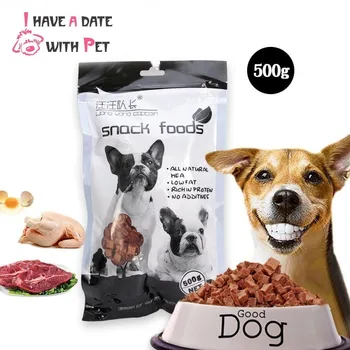 500g/bag Pet Cuisine High Nutrition Dog Food Beef Chicken taste Dry food Dog Training Snack for Small Medium Large Dog Product