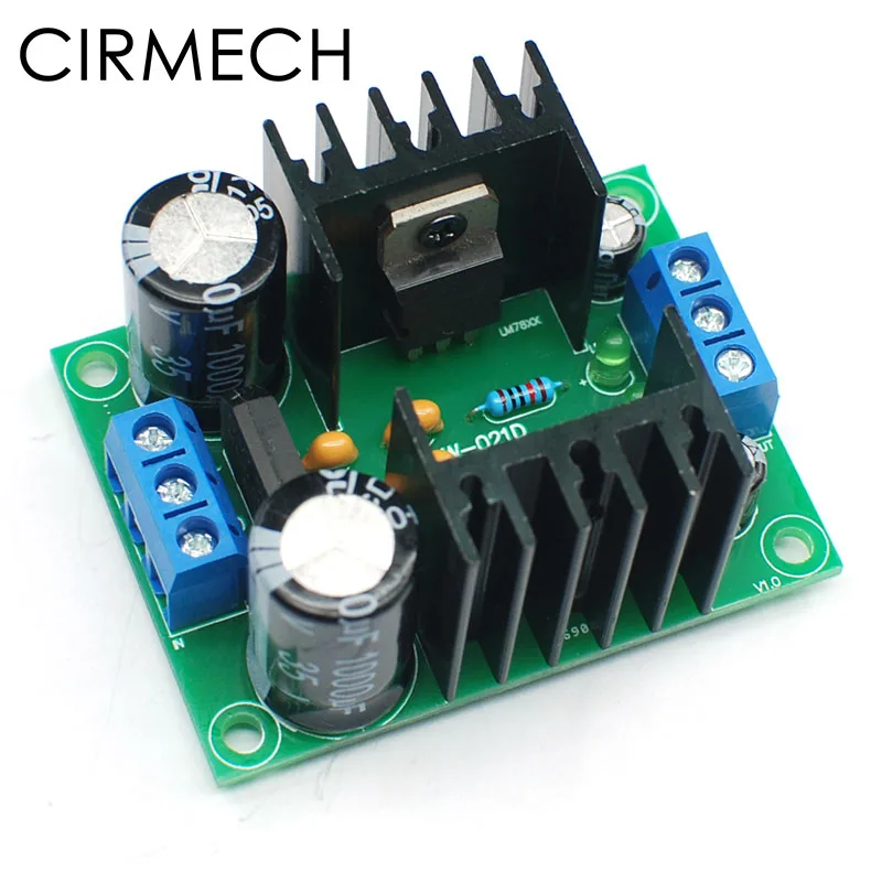 

CIRMECH Positive and negative 78xx 79xx dual 5V 9V 12V 15V three terminal regulator module power supply module DIY KIT