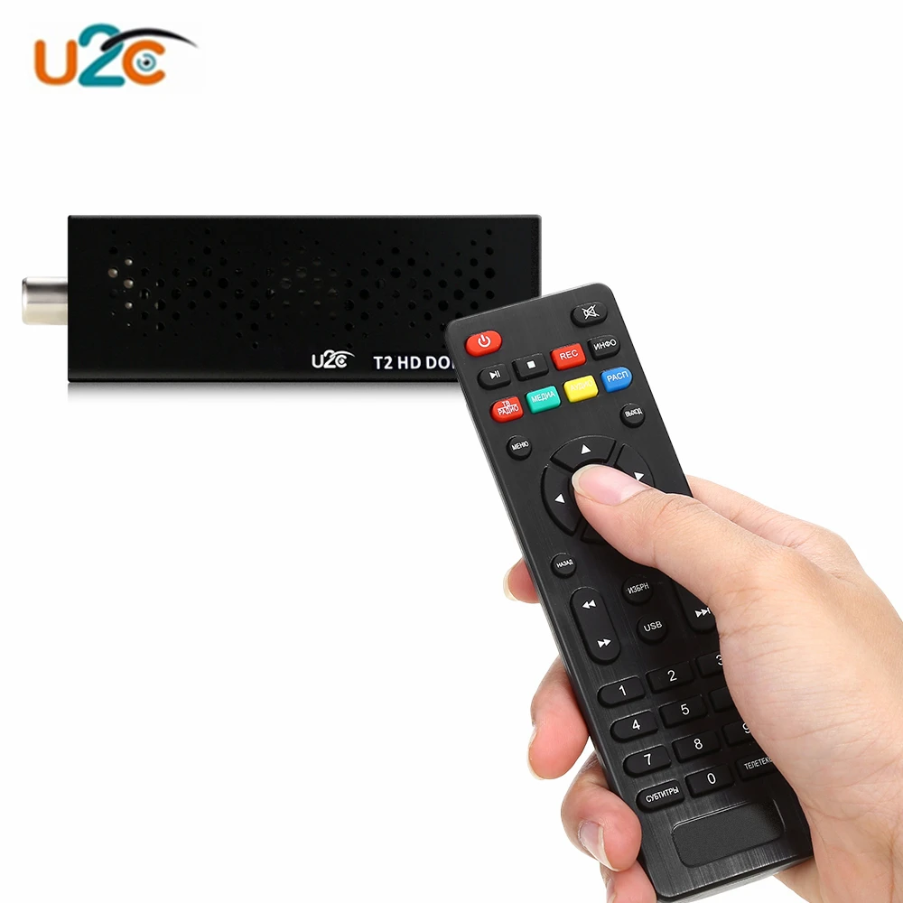 2018 DVB T2 U2C T2 HD Stick TV Remote Control MSTAR7T01 RT836 Ship ...