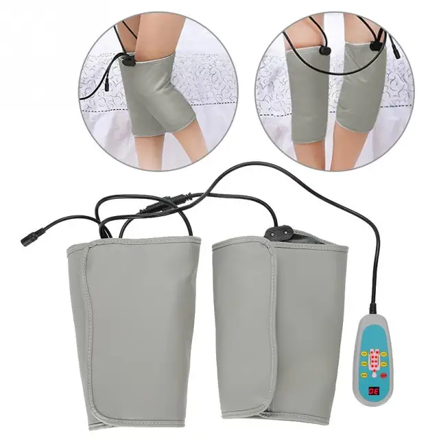 110 240V Electric Heating Knee Pad Infrared Vibration Brace Massage
