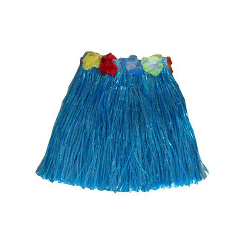 

1pc Hawaii Party Decorations Adult Beach Flower Necklace Wreath Hula Hawaiian Skirt Dress Kids Girls Costume Supplies Beach