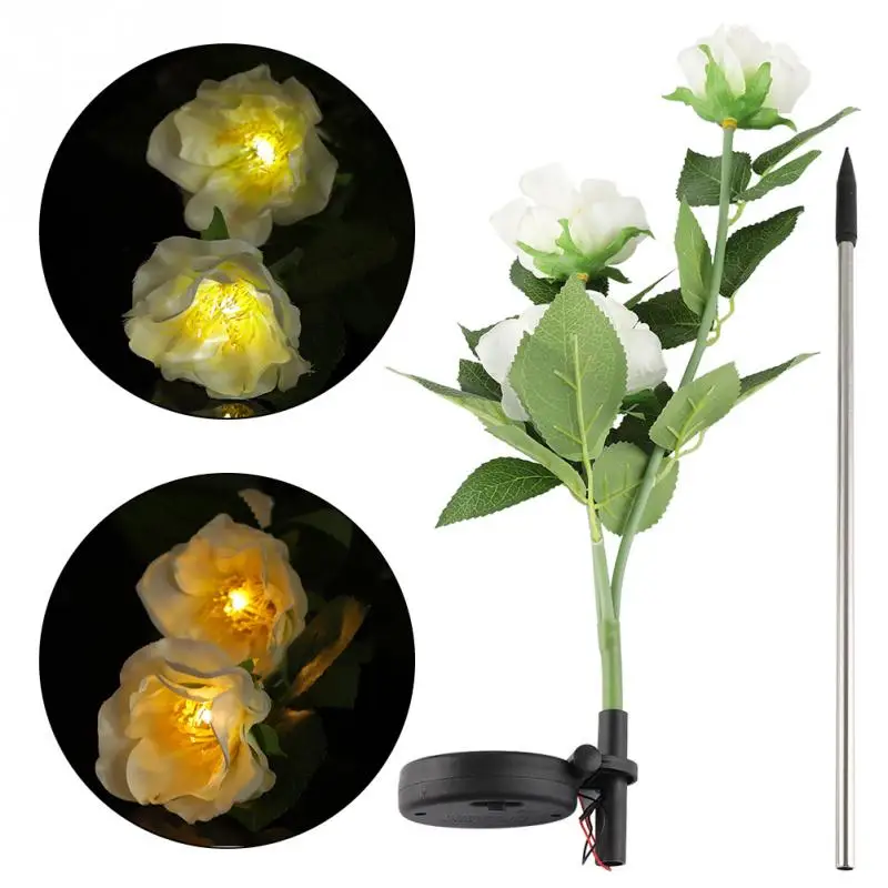 

LED Camellia Flower Light Solar Garden Light Lawn For Outdoor Yard Garden Lawn Landscape Lamp tuinverlichting