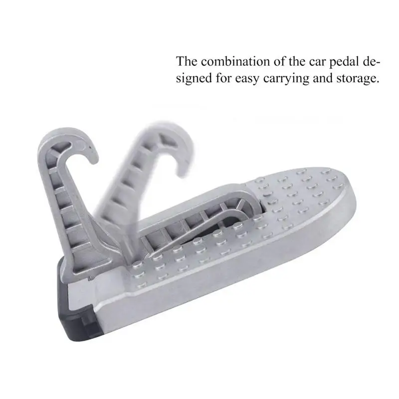 

Car Door Pedal Hook Foot Pedal Folding Roof Pedal Safety Hammer Vehicle Roof Rack Assistance Supplies Support Dropship