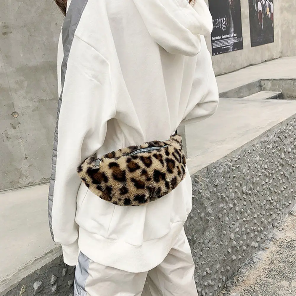 

2018 New Style Fashion Women Lady Waist Bag Fanny Pack Bum Bag Travel Purse Leopard Phone Bag Fashion Gift