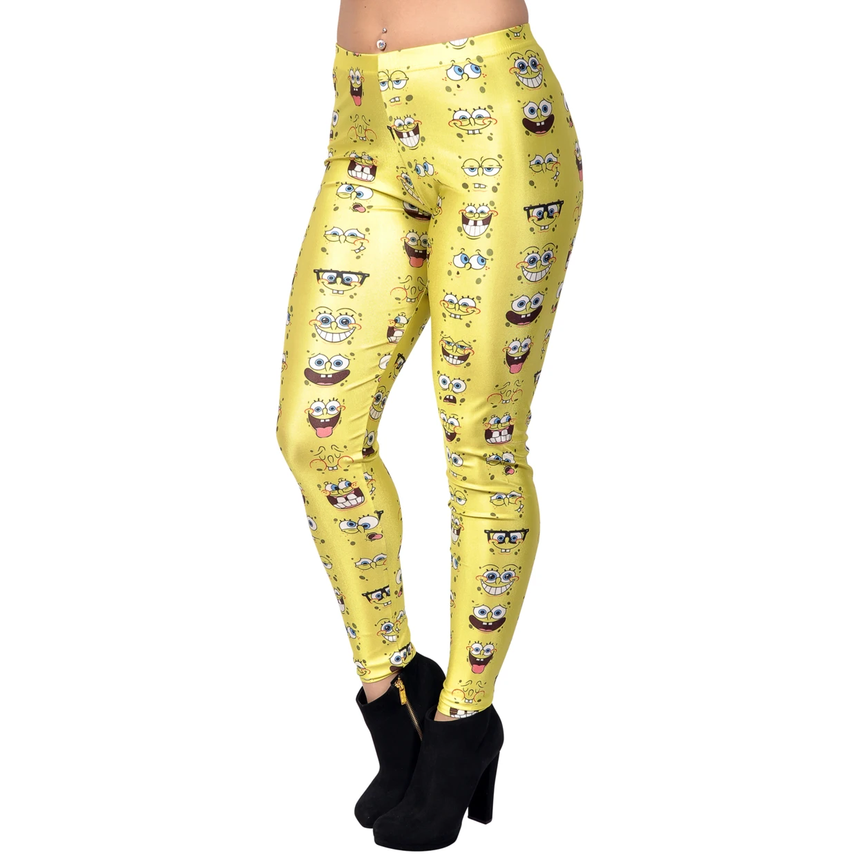 Women's SpongeBob Leggings 4XL Yellowin Leggings from Women's Clothing