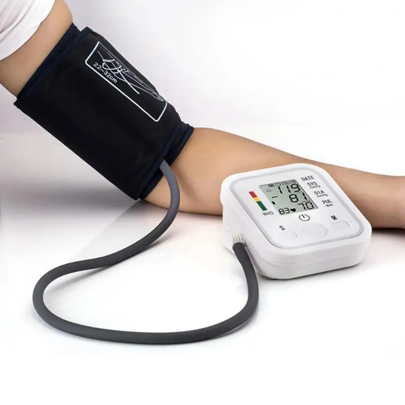 1 шт., тонометр для измерения артериального давления, сфигмоманометр, ЖК-дисплей, автоматическое кровяное давление, цифровой тонометр, портативный тонометр, устройство