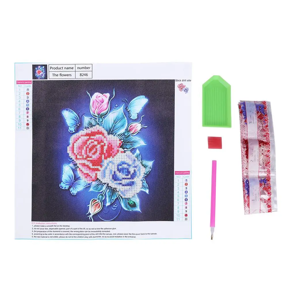

Non-Toxic DIY Embroidery Painting Stitch Kit Craft for Home Wall Decor