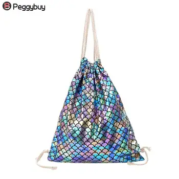 

New fashion Women geometric Backpack 3D printing travel softback women mochila drawstring bag mens backpacks