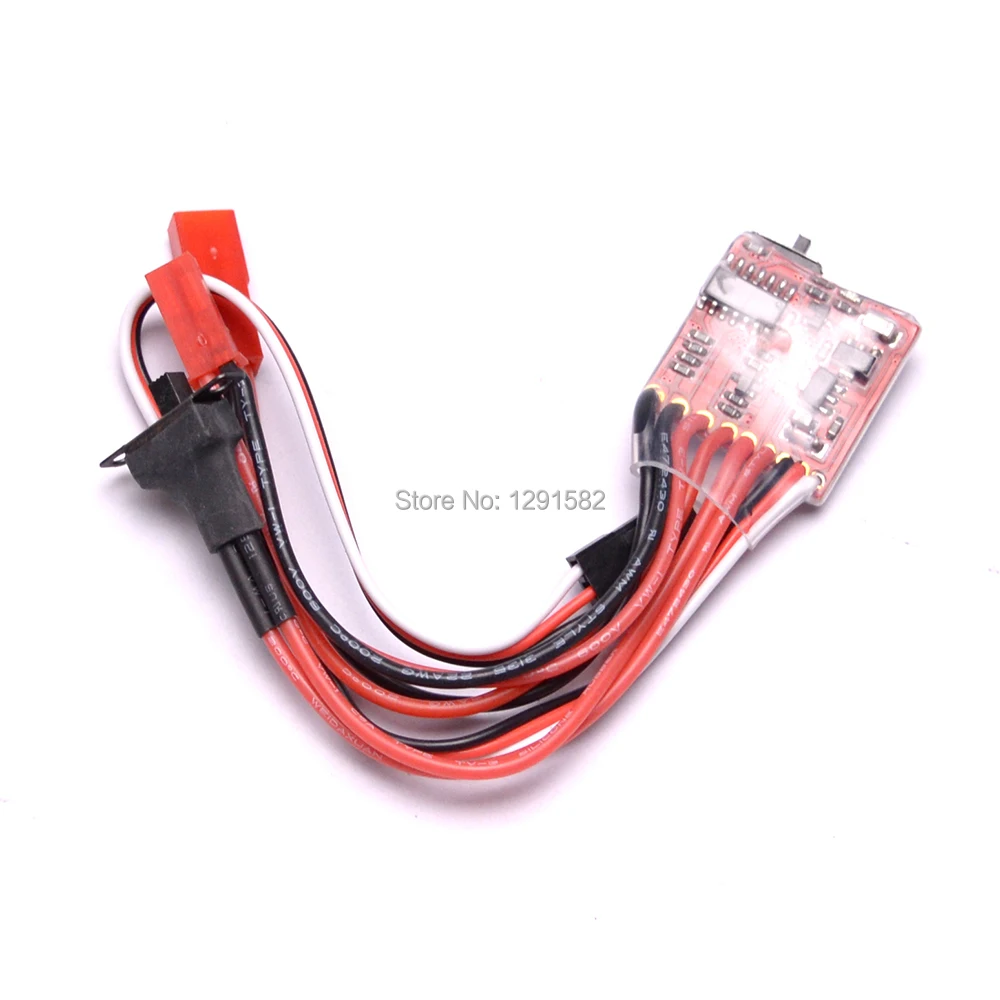 

RC ESC 20A Brush Motor Speed Controller with Brake for RC Boat Tank Car