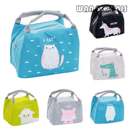 

Cartoon Thermal Cooler Waterproof Insulated Lunch Portable Carry Tote Picnic Storage Bag Box