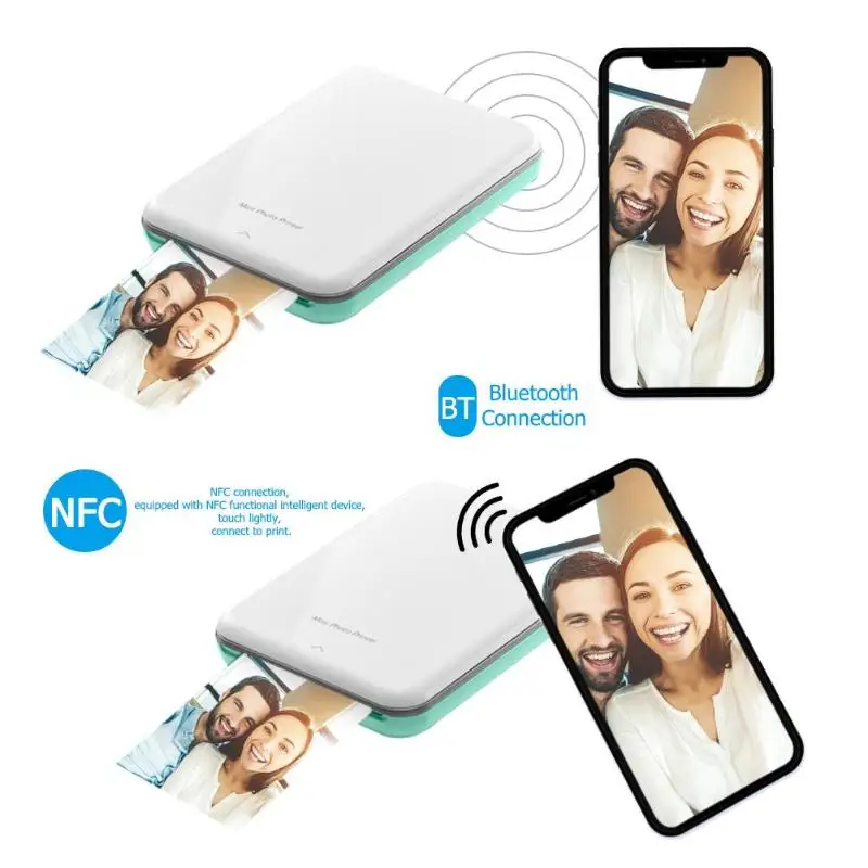 

Portable Thermal Bluetooth Printer Mini Wireless POS Thermal Picture Photo Printer for Android IOS Mobile Phone Hole Punch
