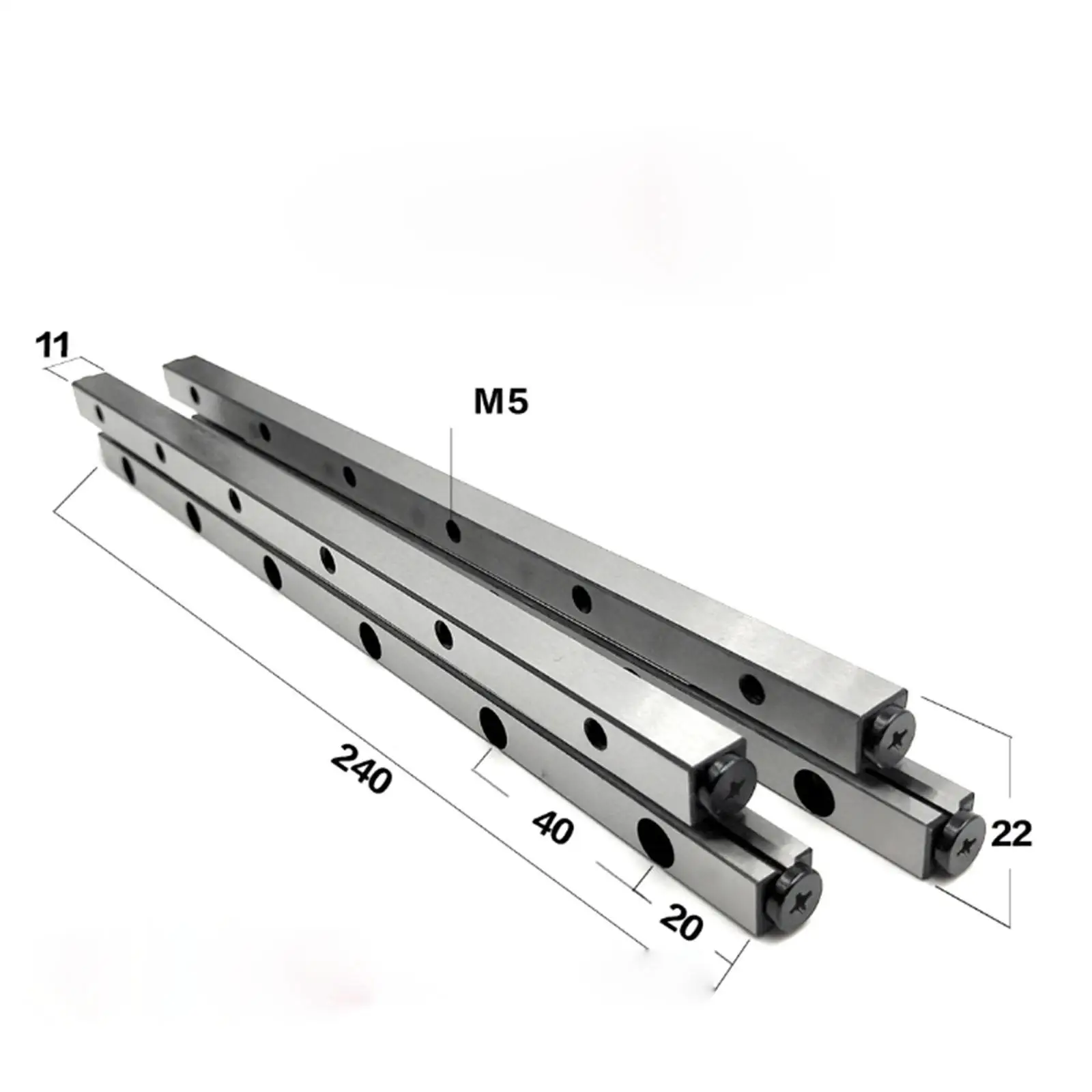 VR4240 VR4-240x23Z GCr15 направляющая с поперечным роликом 154 мм Максимальный ход высококачественный линейный