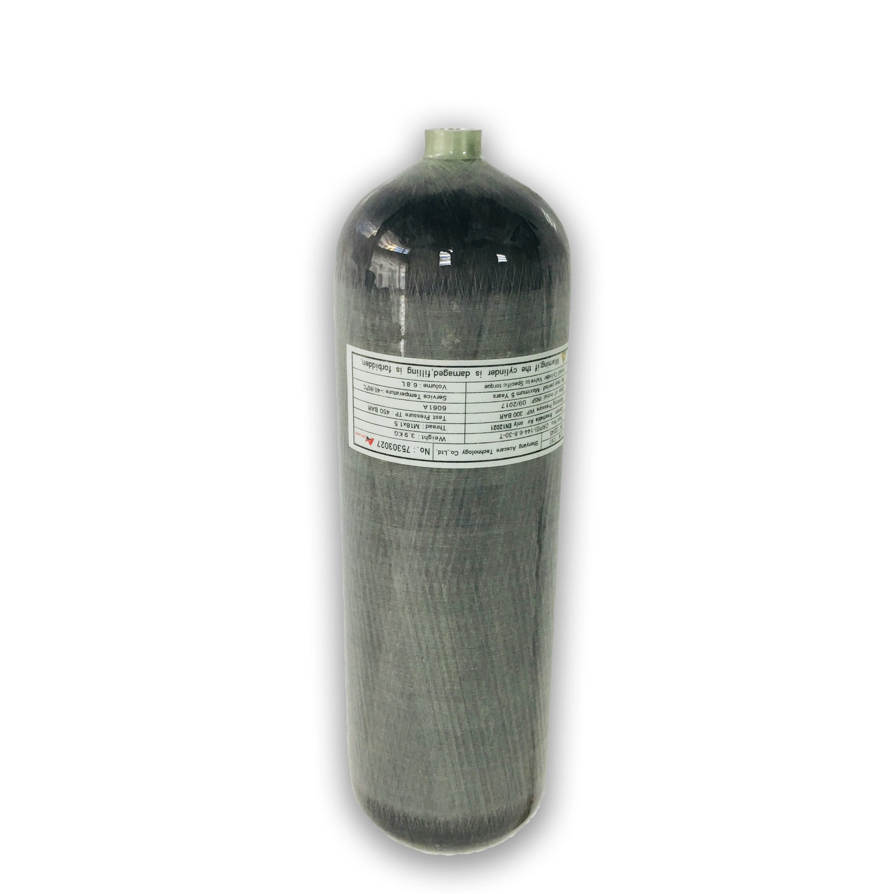 AC168 6.8L CE Дайвинг/4500psi/Pcp воздух/Пейнтбол/танковая воздушная винтовка Condor Pcp