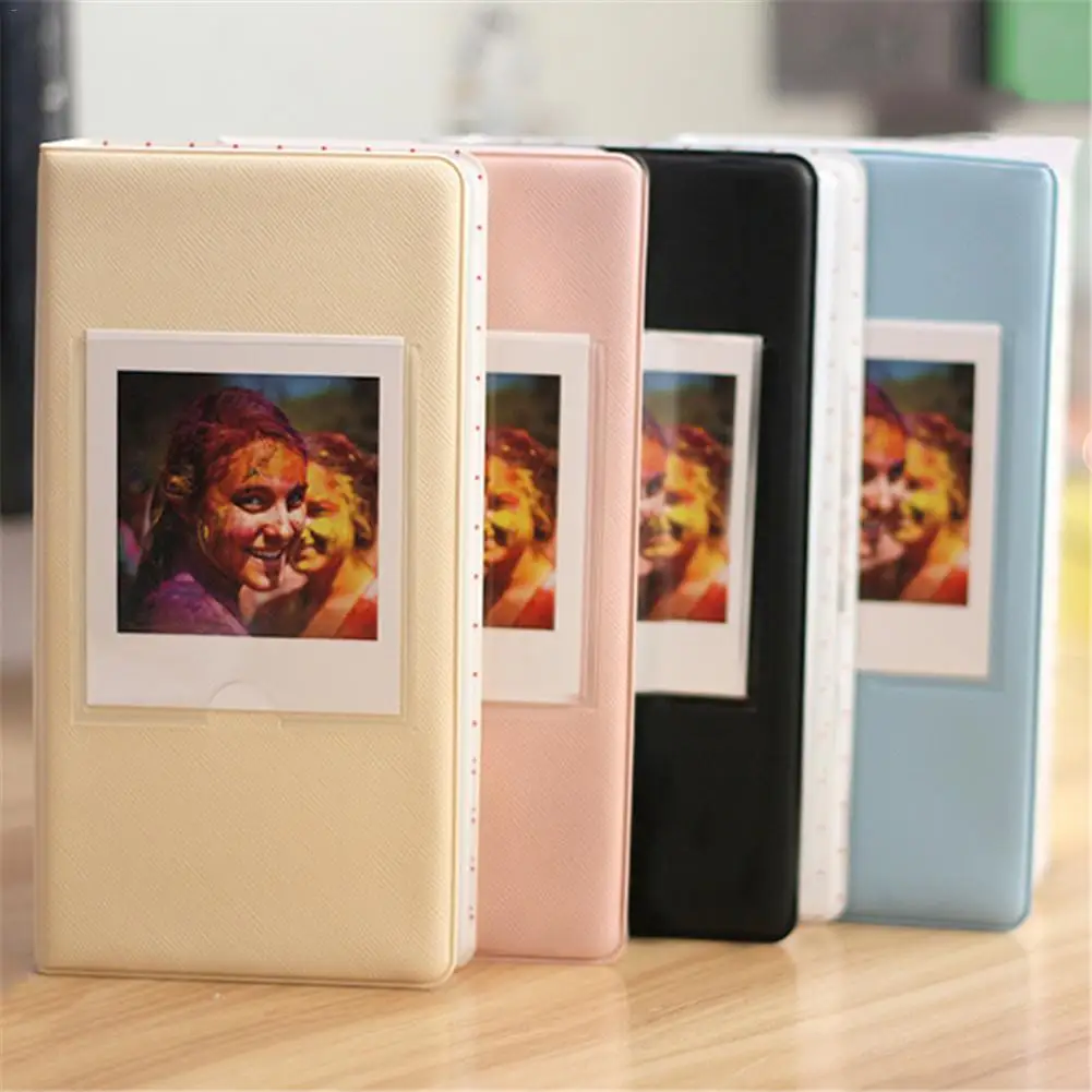 

For FujiFilm Instax Square SQ10 Camera SP-3 Printer Film Photos Paper 64 Pockets Photo Book Album Storage Pink Black Yellow Blue