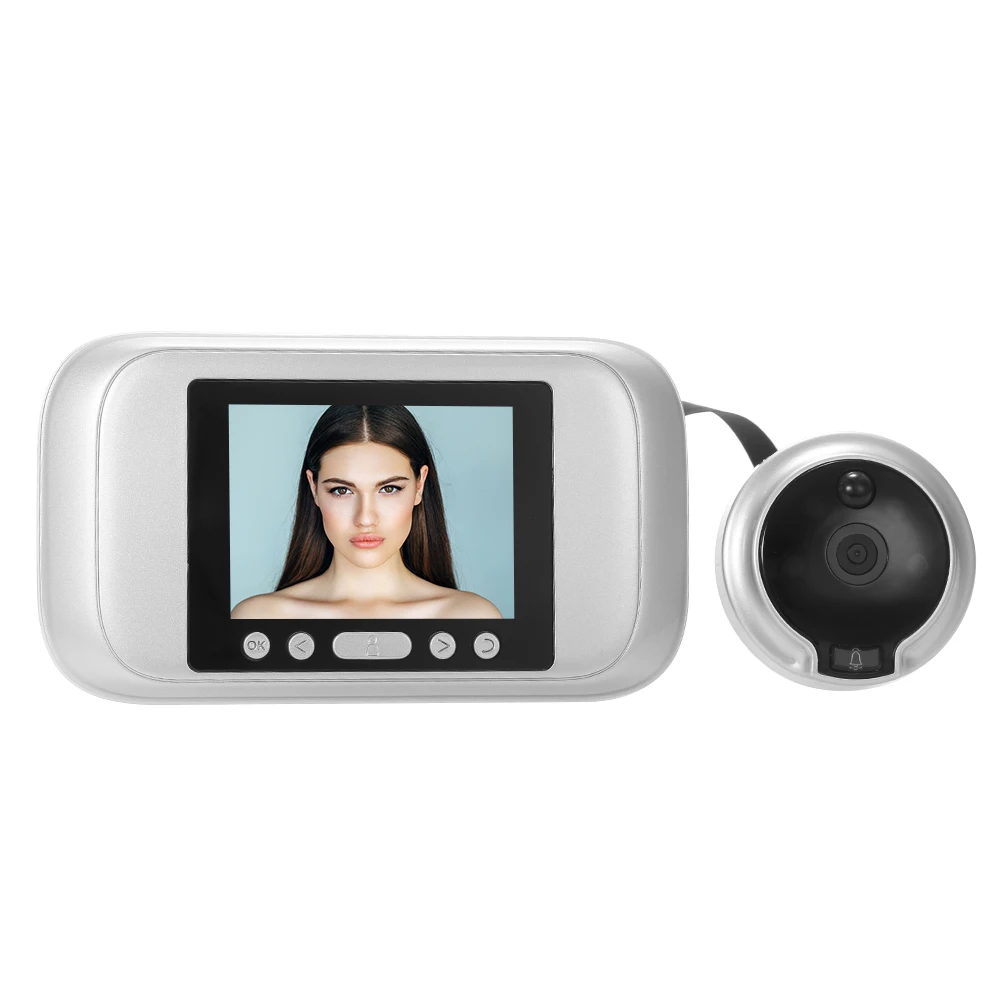 Умный цифровой дверной глазок 3," TFT lcd монитор дверной звонок Обнаружение фото/видео запись для домашней безопасности