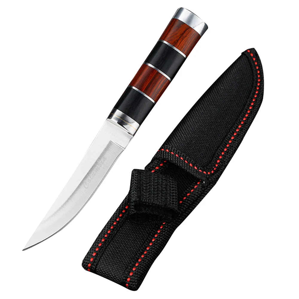 Дешевый SuperPDR K30 фиксированным лезвием Ножи выживания Охота Кемпинг ножи Дамаска + нейлон мешок Куто уличный карманный нож Нержавеющая nbsp;сталь