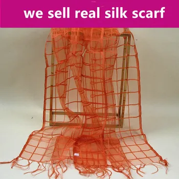 

#S150,100% silk scarf women ORGANZA,color:AS PICTURES,55*180cm