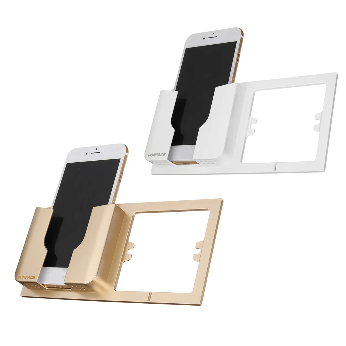 Многофункциональный универсальный модный настенный фиксированный держатель для зарядки мобильного телефона металлический кронштейн для iPhone для samsung
