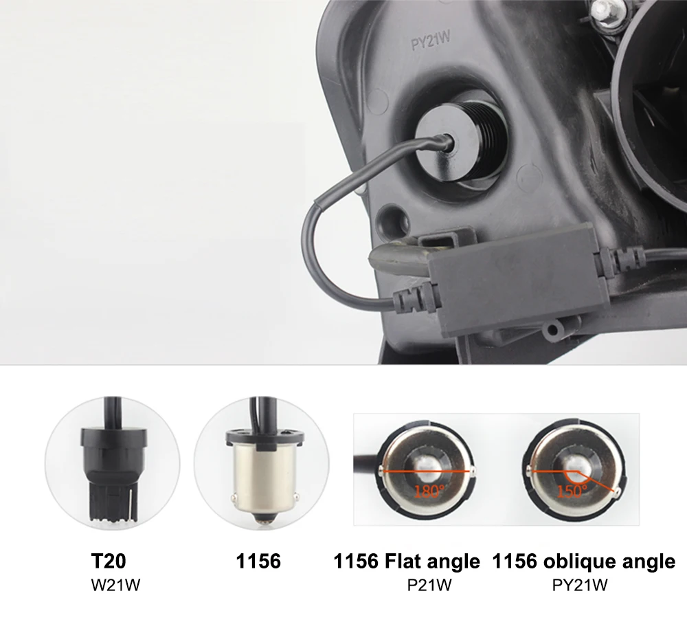 2 шт. автомобильный сигнал поворота DRL BA15S 1156 P21W BAU15S PY21W BAY15D P21/5W двойные цвета лампы