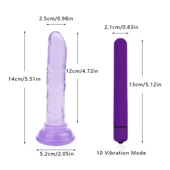DOMI Penis for Women, Vibrator Vagina, Condoms Sex Shop Adult Toys Realistic Dildo Anal Magic Wand Sex Toy 2