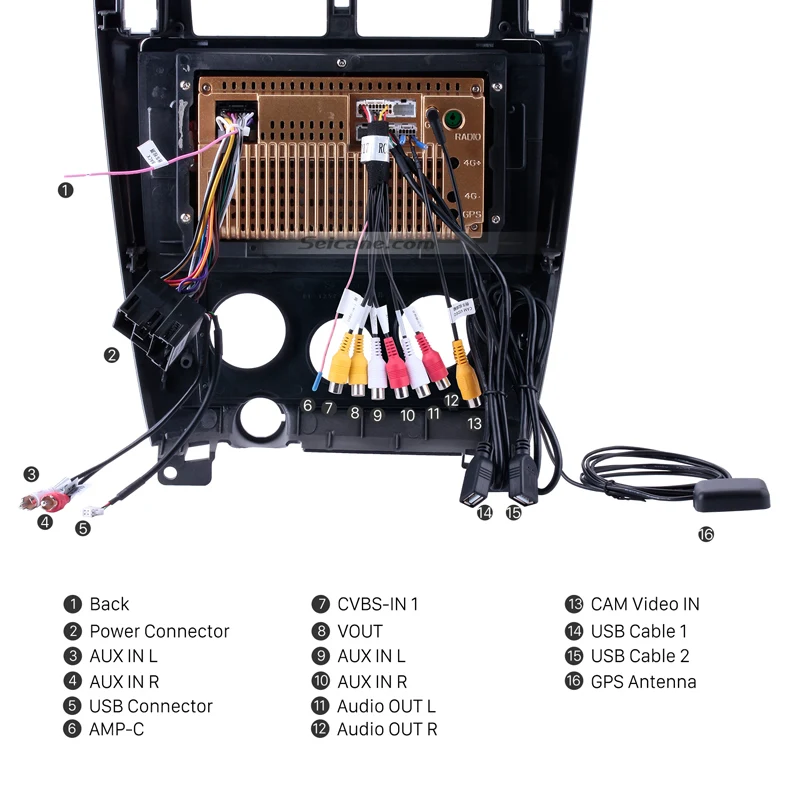 Perfect Seicane 10.1" Android 8.1 Car Radio GPS Navigation Multimedia Player Head Unit For Hyundai Tucson Left Hand Driving 2006 -2013 4