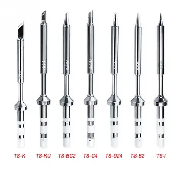 

TS100 Mini Digital LCD Soldering Iron tips Lead Free Replacement Various models of Tip Electric Soldering Iron Tip K KU I D24