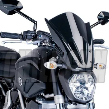 

Motorcycle Accessories Black Windshield WindScreen Deflector Visor Viser For Yamaha FZ07 MT07 MT-07 2014 2015 2016 2017 MT 07