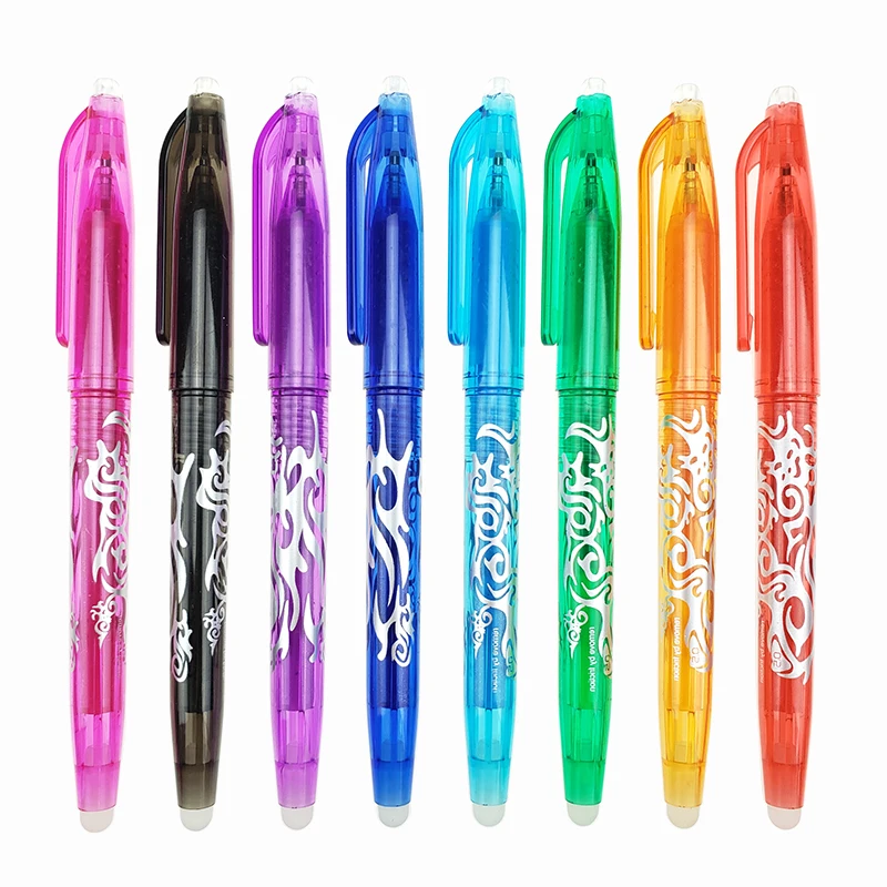 

1 Piece 0.5mm Colorful Erasable Gel Pen 8 Color Magic Pen Creative Drawing Ball Pen Tool Student Writing Tools Office Stationery