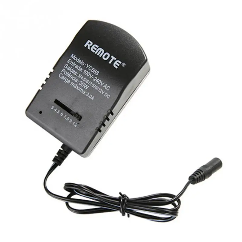 

Universal EU Plug Power Adapter Adjustable AC/DC 3-12V Power Supply Adapter Plug Charger Drop Shipping #06