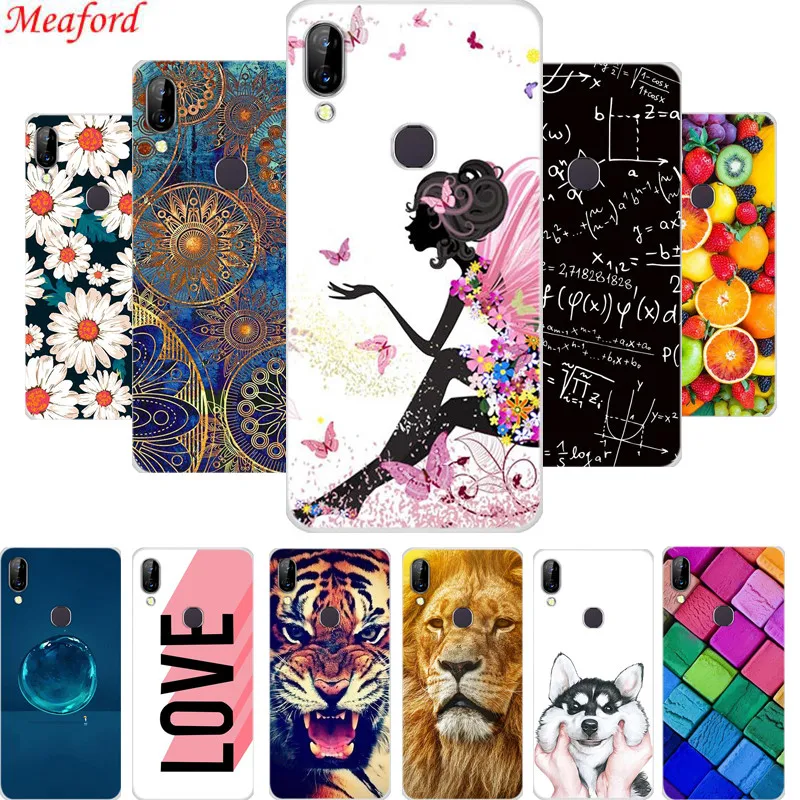 

6.2" Cover For Lenovo S5 Pro Case Silicone Soft TPU Phone Case For Lenovo S5 Pro Case S5Pro Coque Fashion Cool Cute Print Funda